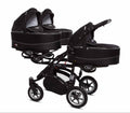 Carucior pentru tripleti BabyActive Trippy Premium (TR-07) 3 in 1 Black
